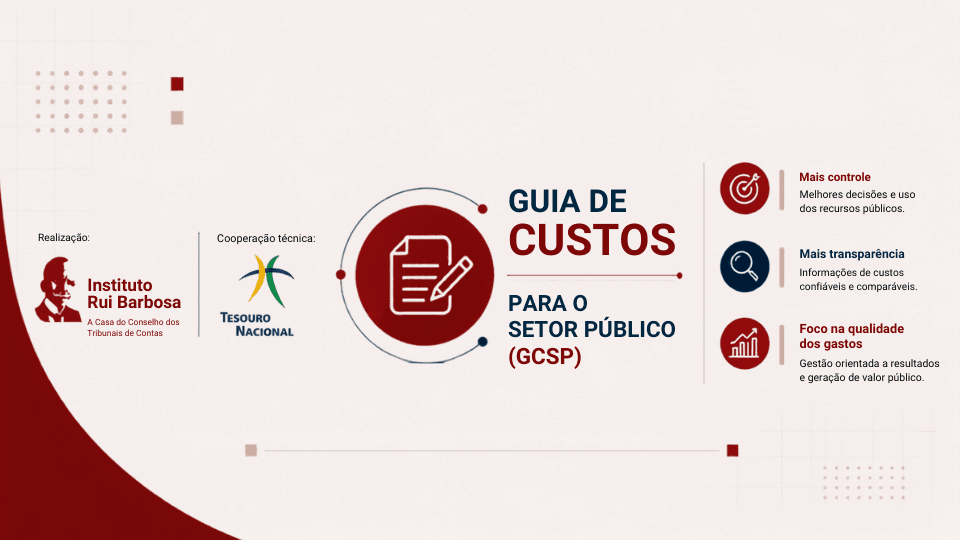 Capa da notícia: "IRB e STN abrem consulta pública sobre Guia de Custos para o Setor Público"