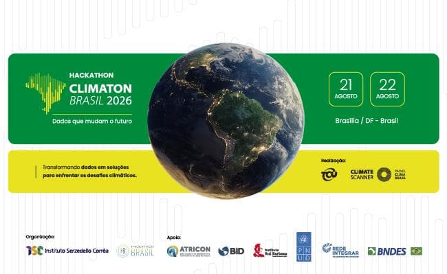 Capa da notícia: "CLIMATON BRASIL 2026"