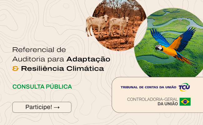 Capa da notícia: "Prorrogado prazo da consulta pública sobre referencial de auditoria climática"